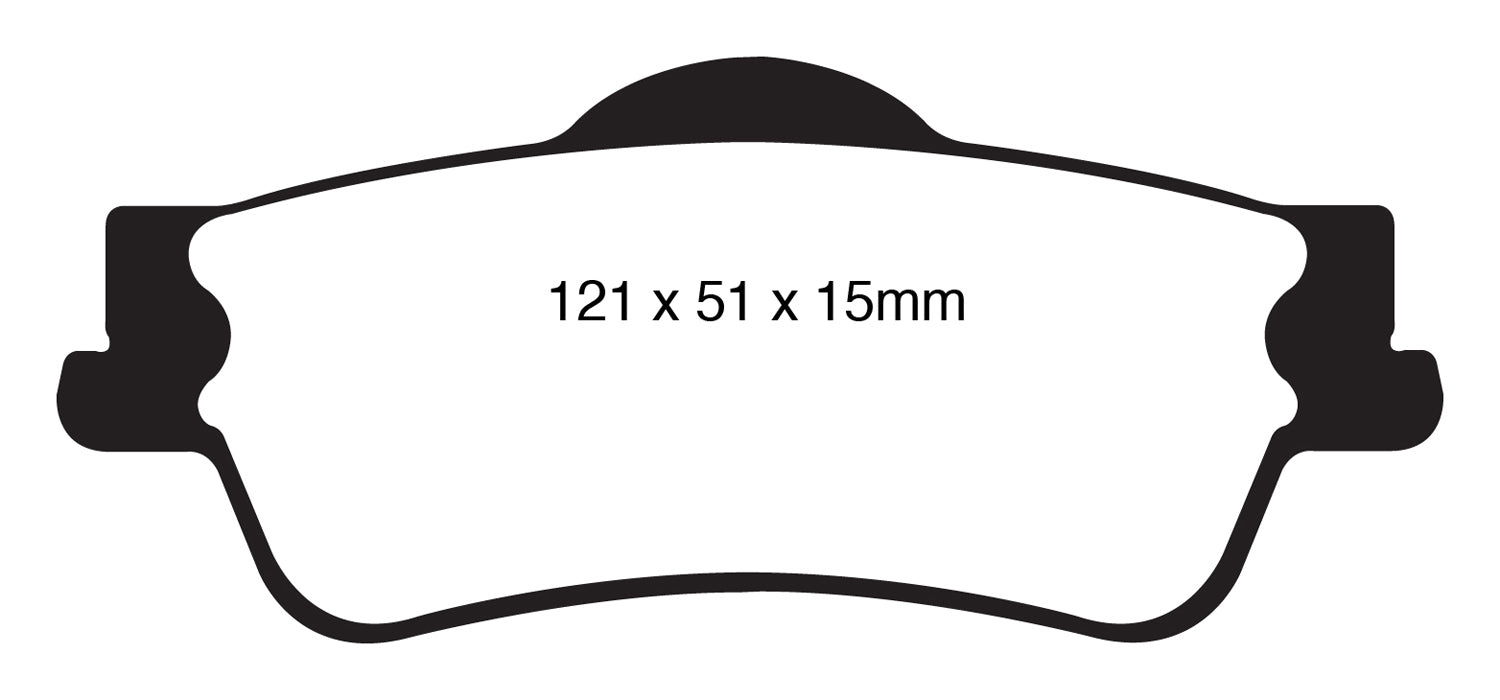 EBC Brakes DP31834C Redstuff Ceramic Low Dust Brake Pads - Truck Part Superstore