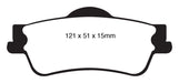 EBC Brakes DP31834C Redstuff Ceramic Low Dust Brake Pads - Truck Part Superstore