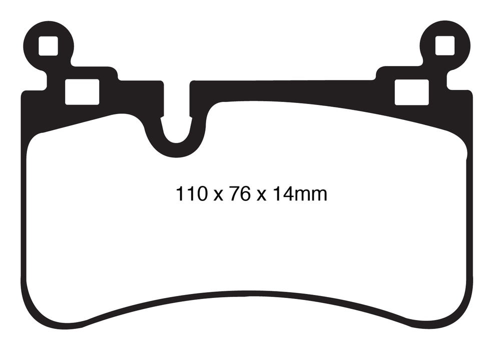 EBC Brakes DP31839C Redstuff Ceramic Low Dust Brake Pads - Truck Part Superstore