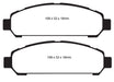 EBC Brakes DP31851C Redstuff Ceramic Low Dust Brake Pads - Truck Part Superstore