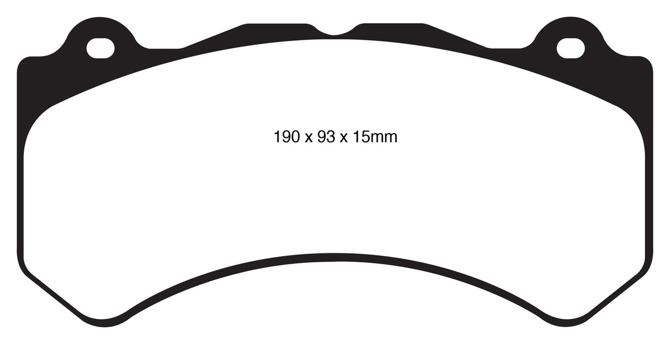 EBC Brakes DP31853C Redstuff Ceramic Low Dust Brake Pads - Truck Part Superstore