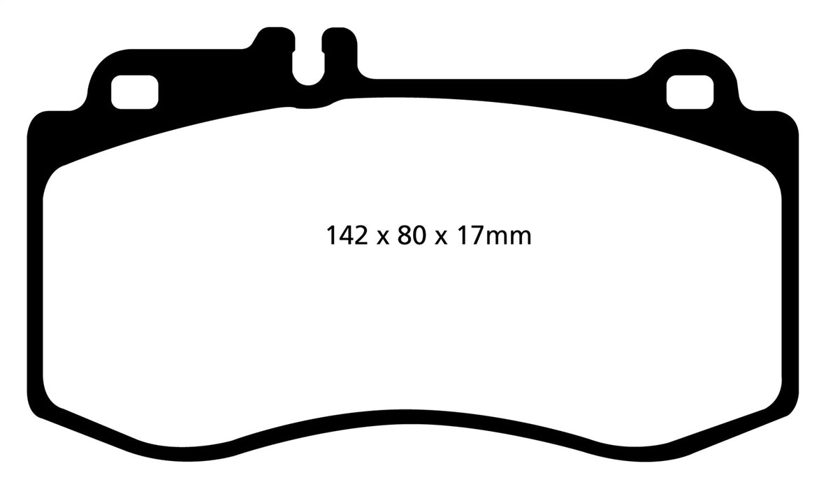 EBC Brakes DP31857C Redstuff Ceramic Low Dust Brake Pads - Truck Part Superstore