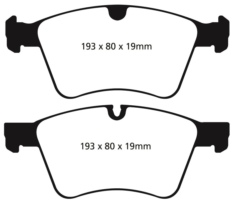 EBC Brakes DP31860C Redstuff Ceramic Low Dust Brake Pads - Truck Part Superstore