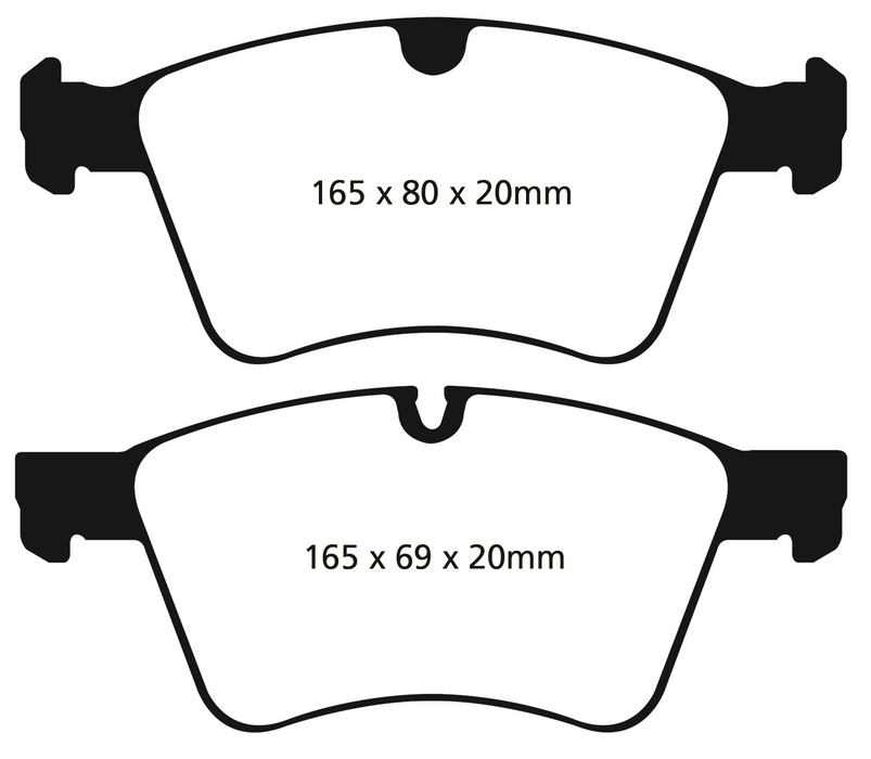EBC Brakes DP31860C Redstuff Ceramic Low Dust Brake Pads - Truck Part Superstore