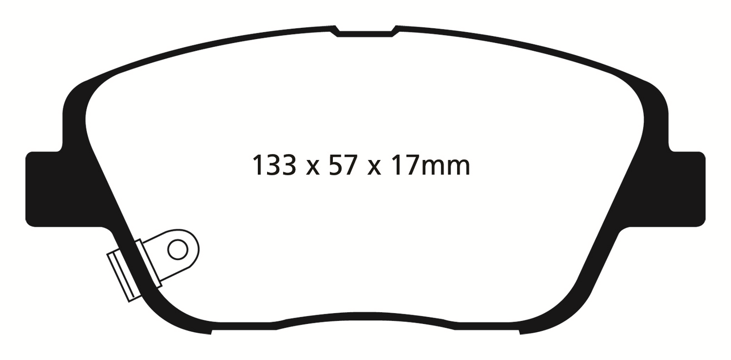 EBC Brakes DP31864C Redstuff Ceramic Low Dust Brake Pads - Truck Part Superstore