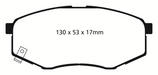 EBC Brakes DP31866C Redstuff Ceramic Low Dust Brake Pads - Truck Part Superstore