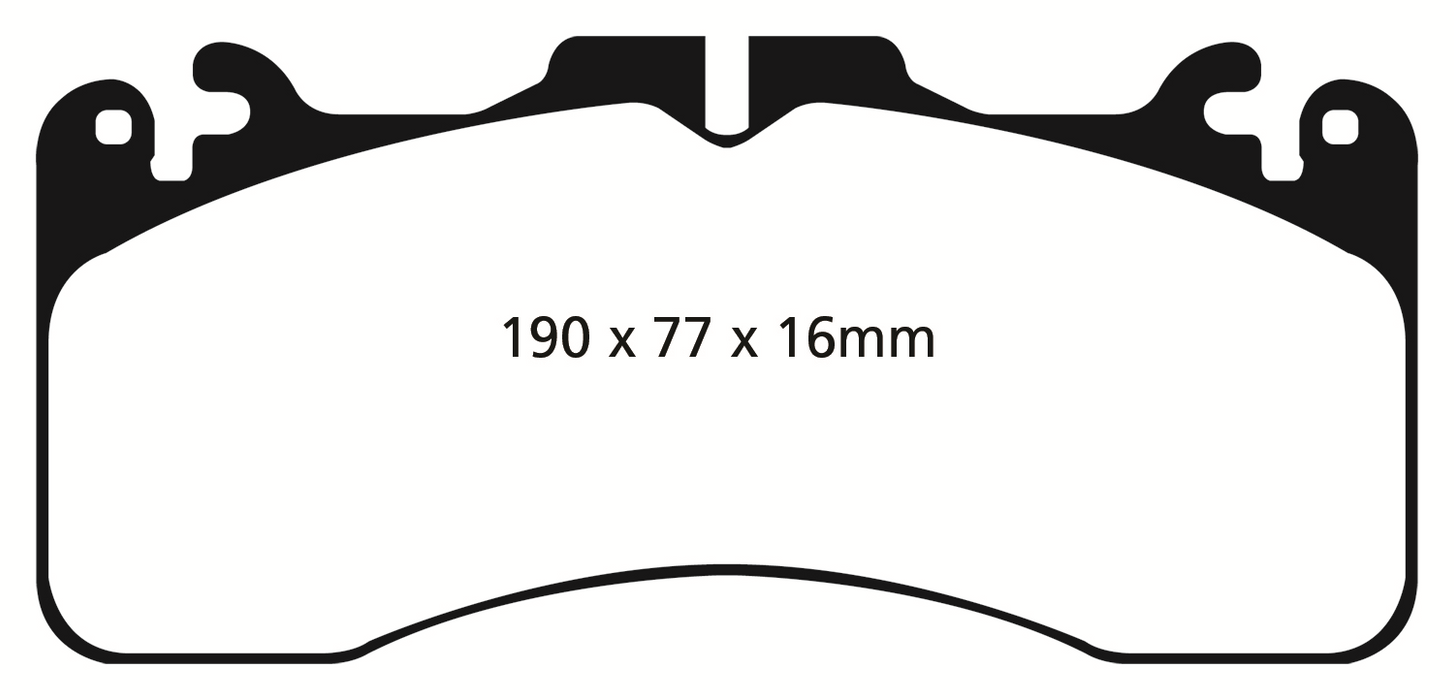 EBC Brakes DP31867C Redstuff Ceramic Low Dust Brake Pads; FMSI Pad No. D1440; - Truck Part Superstore