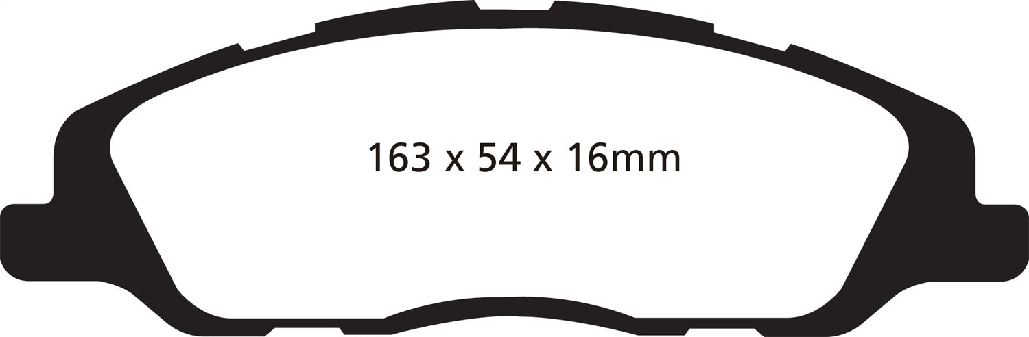EBC Brakes DP31868C Redstuff Ceramic Low Dust Brake Pads - Truck Part Superstore