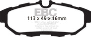 EBC Brakes DP31870C Redstuff Ceramic Low Dust Brake Pads - Truck Part Superstore