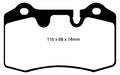 EBC Brakes DP31909C Redstuff Ceramic Low Dust Brake Pads; FMSI Pad No. D1166; - Truck Part Superstore
