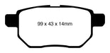 EBC Brakes DP31947C Redstuff Ceramic Low Dust Brake Pads - Truck Part Superstore