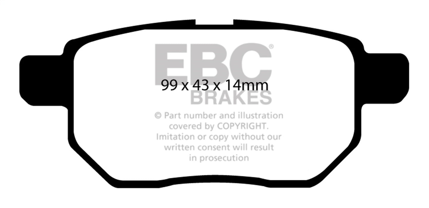 EBC Brakes DP31947C Redstuff Ceramic Low Dust Brake Pads - Truck Part Superstore