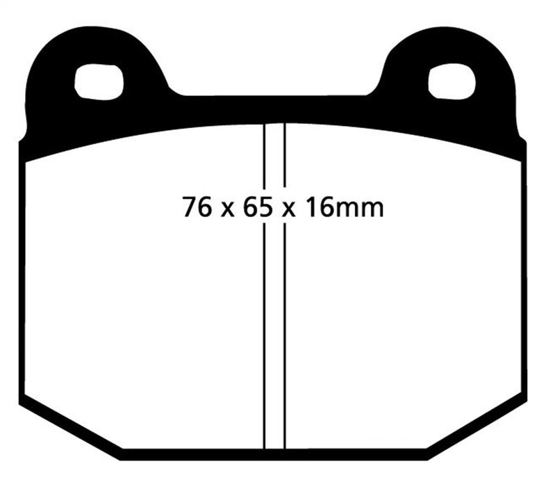 EBC Brakes DP3197C Redstuff Ceramic Low Dust Brake Pads - Truck Part Superstore