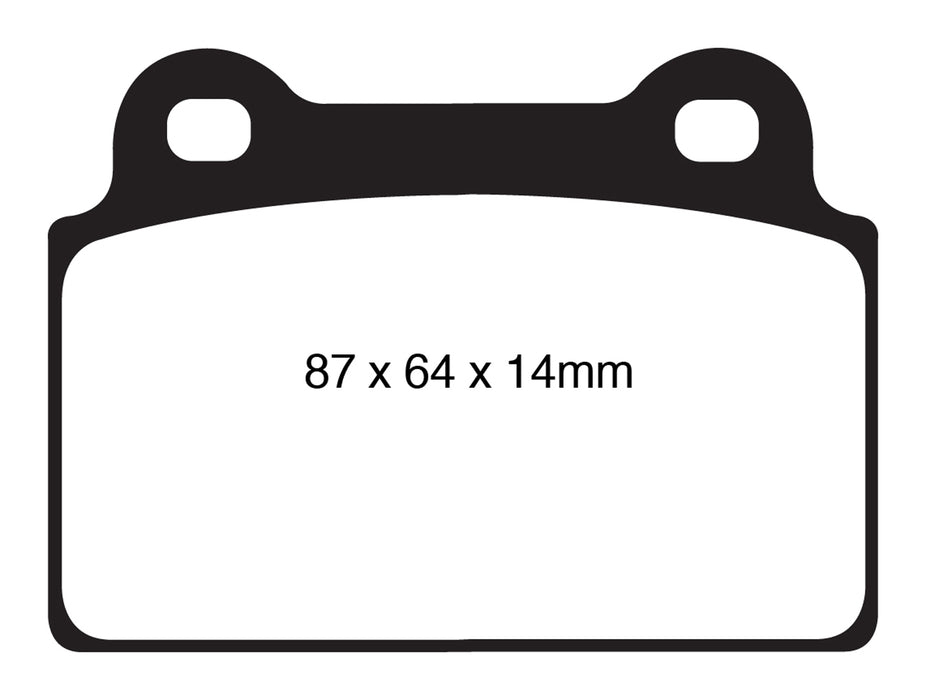 EBC Brakes DP31985C Redstuff Ceramic Low Dust Brake Pads - Truck Part Superstore