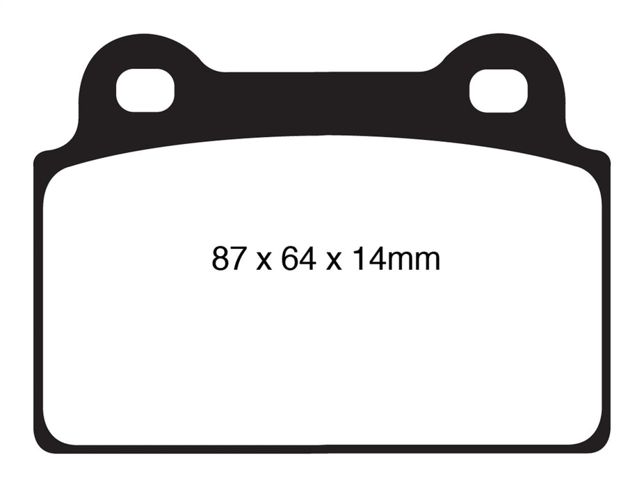 EBC Brakes DP31985C Redstuff Ceramic Low Dust Brake Pads - Truck Part Superstore