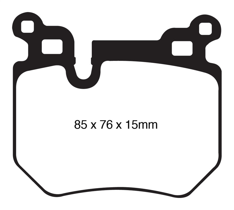 EBC Brakes DP31996C Redstuff Ceramic Low Dust Brake Pads - Truck Part Superstore