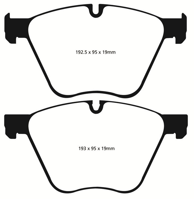 EBC Brakes DP32007C Redstuff Ceramic Low Dust Brake Pads - Truck Part Superstore