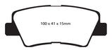 EBC Brakes DP32031C Redstuff Ceramic Low Dust Brake Pads - Truck Part Superstore