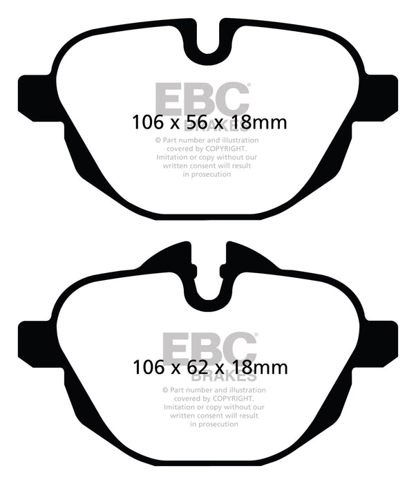 EBC Brakes DP32047C Redstuff Ceramic Low Dust Brake Pads - Truck Part Superstore
