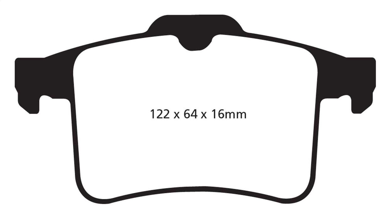 EBC Brakes DP32059C Redstuff Ceramic Low Dust Brake Pads - Truck Part Superstore