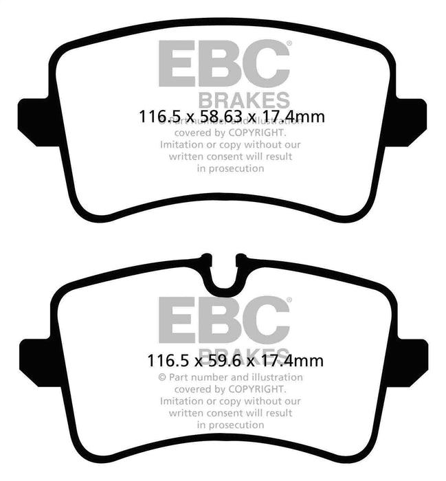 EBC Brakes DP32082C Redstuff Ceramic Low Dust Brake Pads - Truck Part Superstore