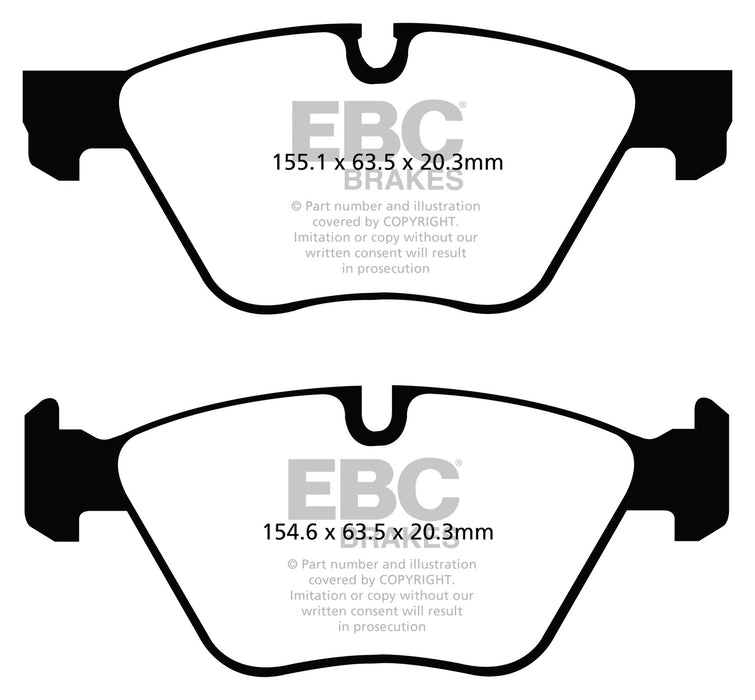 EBC Brakes DP32088C Redstuff Ceramic Low Dust Brake Pads - Truck Part Superstore