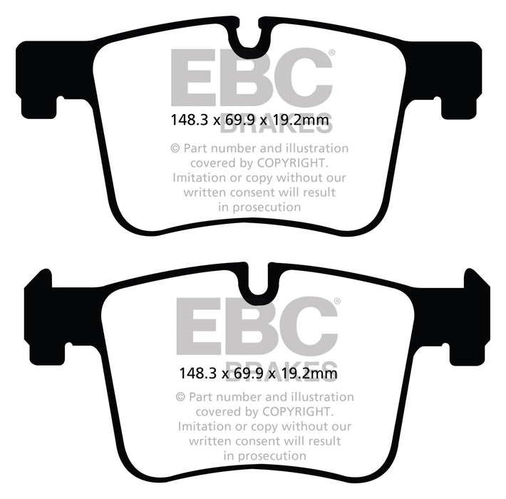 EBC Brakes DP32105C Redstuff Ceramic Low Dust Brake Pads - Truck Part Superstore