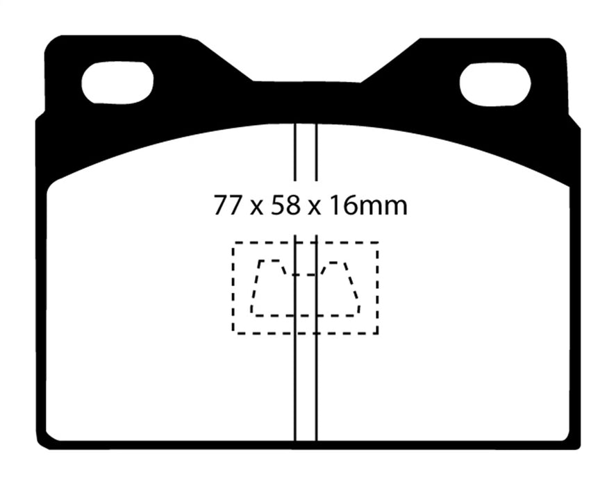 EBC Brakes DP3220C Redstuff Ceramic Low Dust Brake Pads - Truck Part Superstore