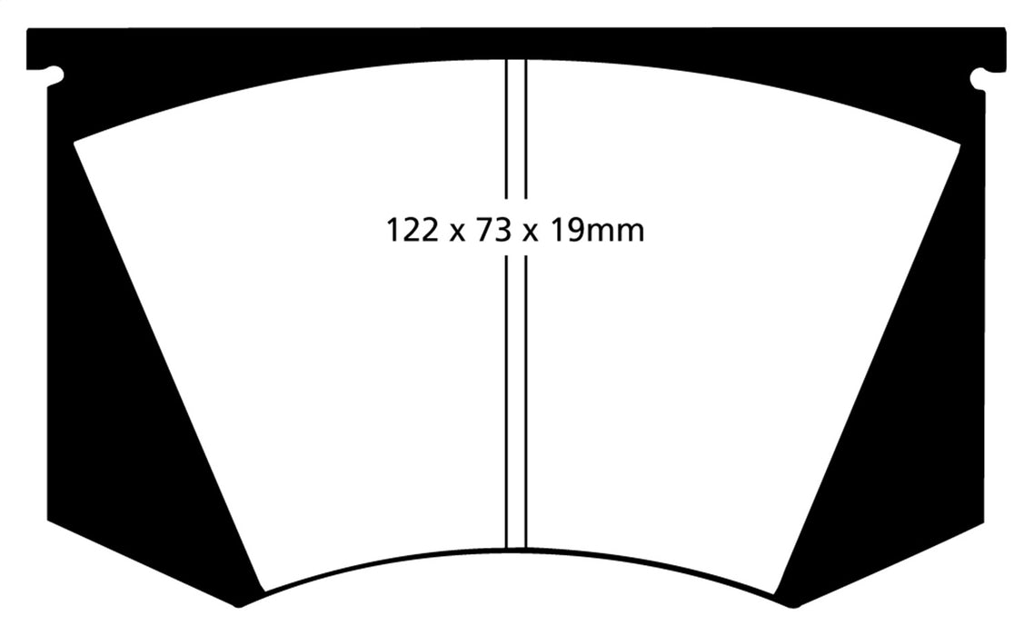 EBC Brakes DP3223C Redstuff Ceramic Low Dust Brake Pads; FMSI Pad No. D1167; - Truck Part Superstore