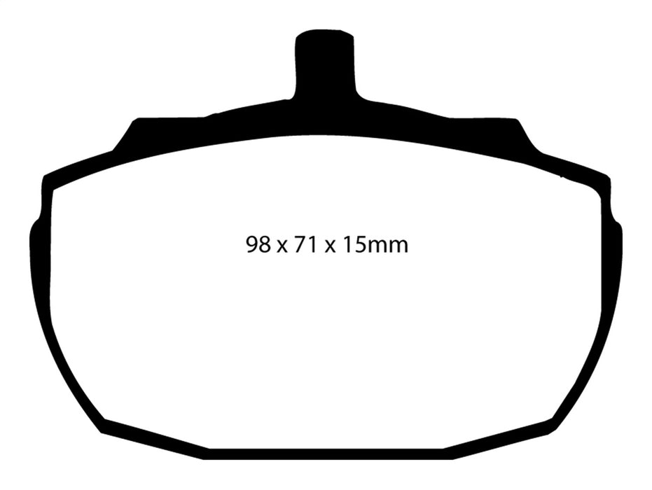EBC Brakes DP3243C Redstuff Ceramic Low Dust Brake Pads; - Truck Part Superstore