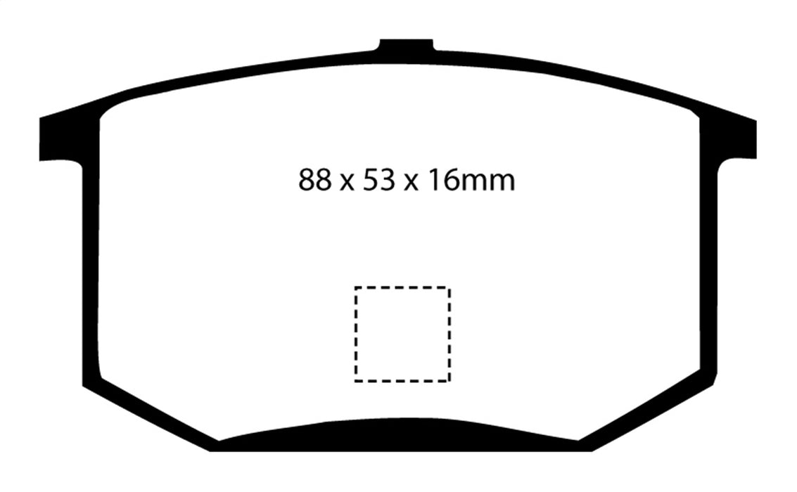 EBC Brakes DP3298C Redstuff Ceramic Low Dust Brake Pads; - Truck Part Superstore