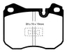 EBC Brakes DP3345C Redstuff Ceramic Low Dust Brake Pads - Truck Part Superstore