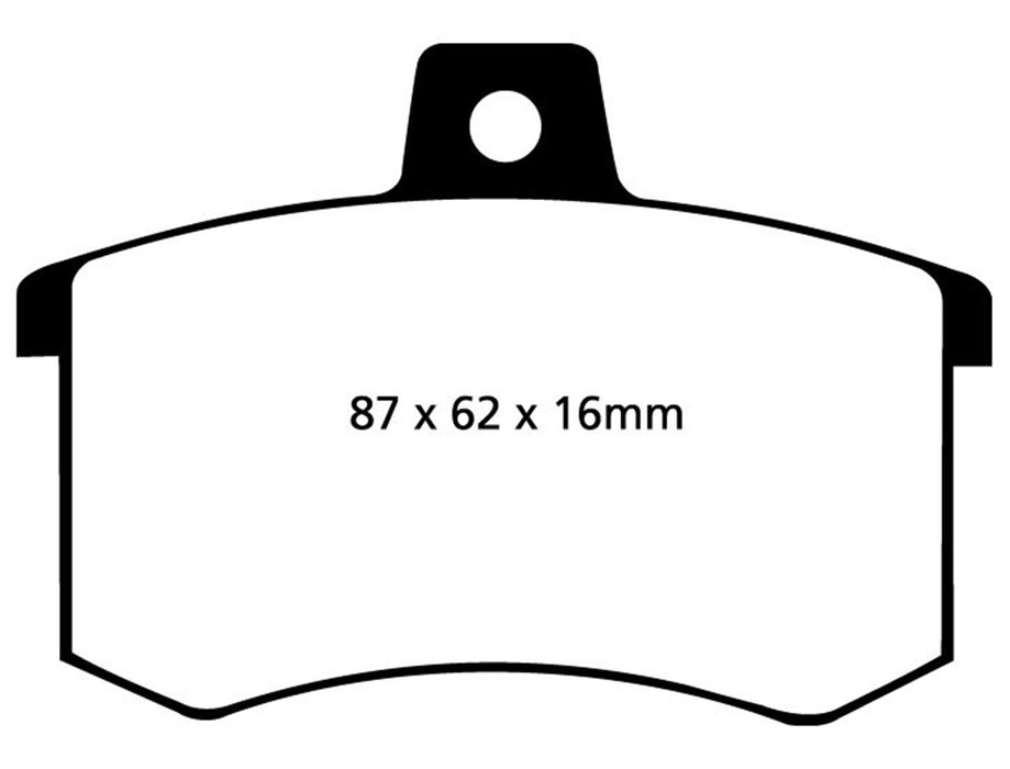 EBC Brakes DP3370C Redstuff Ceramic Low Dust Brake Pads - Truck Part Superstore