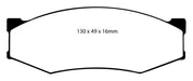 EBC Brakes DP3538C Redstuff Ceramic Low Dust Brake Pads - Truck Part Superstore