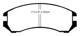 EBC Brakes DP3665C Redstuff Ceramic Low Dust Brake Pads - Truck Part Superstore