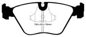 EBC Brakes DP3689C Redstuff Ceramic Low Dust Brake Pads - Truck Part Superstore