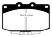 EBC Brakes DP3763C Redstuff Ceramic Low Dust Brake Pads - Truck Part Superstore
