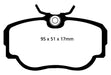 EBC Brakes DP3779C Redstuff Ceramic Low Dust Brake Pads - Truck Part Superstore