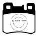 EBC Brakes DP3846C Redstuff Ceramic Low Dust Brake Pads - Truck Part Superstore