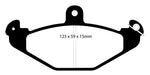 EBC Brakes DP3885C Redstuff Ceramic Low Dust Brake Pads; FMSI Pad No. D491; - Truck Part Superstore