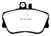 EBC Brakes DP3962C Redstuff Ceramic Low Dust Brake Pads - Truck Part Superstore