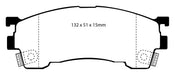 EBC Brakes DP3971C Redstuff Ceramic Low Dust Brake Pads - Truck Part Superstore