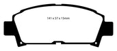 EBC Brakes DP3995C Redstuff Ceramic Low Dust Brake Pads - Truck Part Superstore