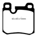 EBC Brakes DP3996C Redstuff Ceramic Low Dust Brake Pads; FMSI Pad No. D483; - Truck Part Superstore
