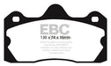 EBC Brakes DP4060R Yellowstuff Street And Track Brake Pads; FMSI Pad No. D1599; 332mm Dia.; - Truck Part Superstore