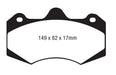 EBC Brakes DP4062R Yellowstuff Street And Track Brake Pads; - Truck Part Superstore