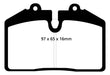 EBC Brakes DP41013R Yellowstuff Street And Track Brake Pads - Truck Part Superstore
