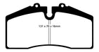EBC Brakes DP41014R Yellowstuff Street And Track Brake Pads; FMSI Pad No. D447; - Truck Part Superstore