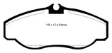 EBC Brakes DP41037R Yellowstuff Street And Track Brake Pads - Truck Part Superstore