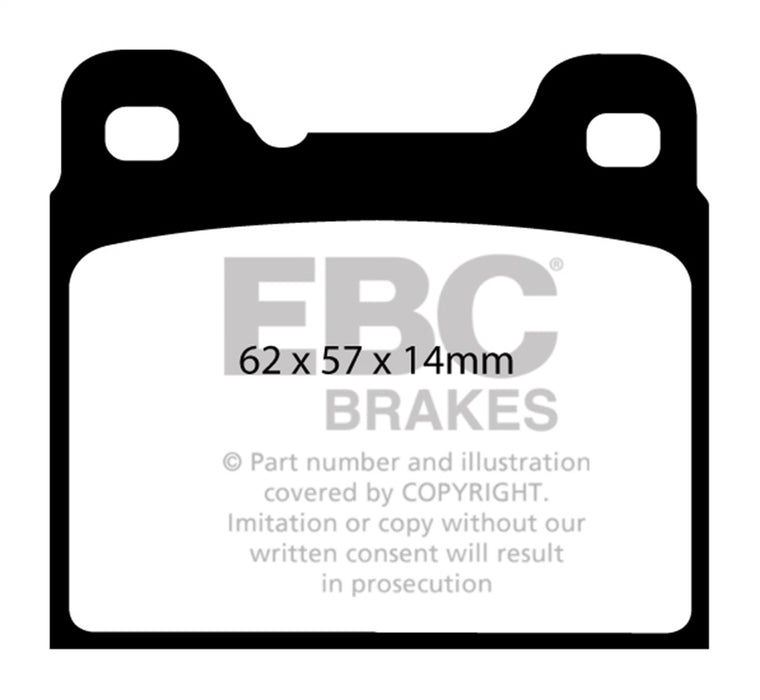 EBC Brakes DP41043R Yellowstuff Street And Track Brake Pads - Truck Part Superstore
